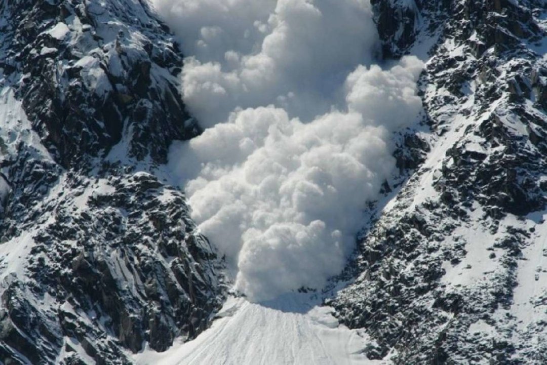 Сход самопроизвольных лавин в Республике Дагестан